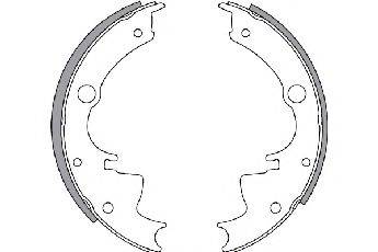 SPIDAN 30307 Комплект гальмівних колодок