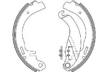 SPIDAN 30447 Комплект гальмівних колодок