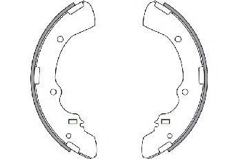 SPIDAN 30502 Комплект гальмівних колодок