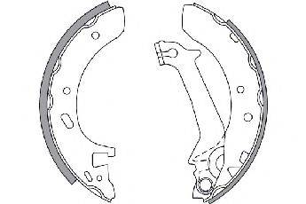 SPIDAN 33929 Комплект гальмівних колодок