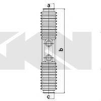 SPIDAN 83591 Пильовик, рульове управління