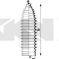 SPIDAN 84055 Пильовик, рульове управління