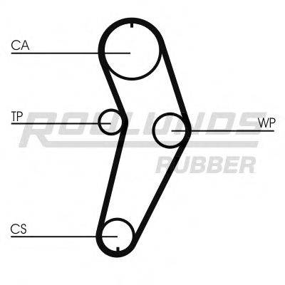 ROULUNDS RUBBER RR1005 Ремінь ГРМ