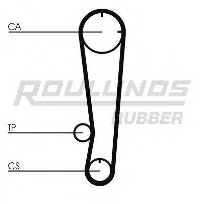 ROULUNDS RUBBER RR1031K1 Комплект ременя ГРМ