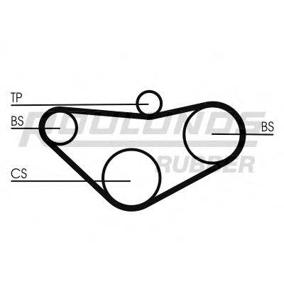 ROULUNDS RUBBER RR1262 Ремінь ГРМ