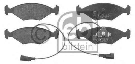 FEBI BILSTEIN 16397 Комплект гальмівних колодок, дискове гальмо