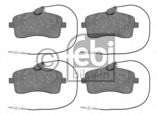 FEBI BILSTEIN 16547 Комплект гальмівних колодок, дискове гальмо