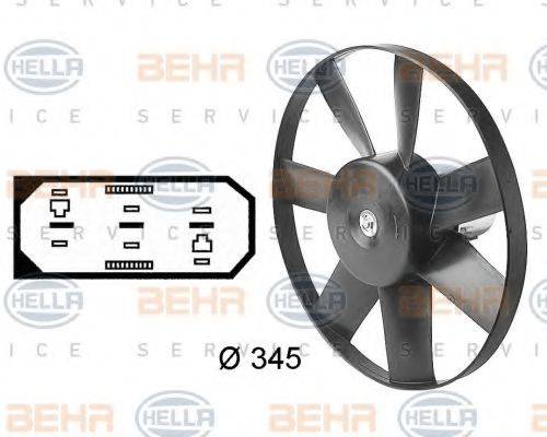 BEHR HELLA SERVICE 8EW009144591 Вентилятор, охолодження двигуна