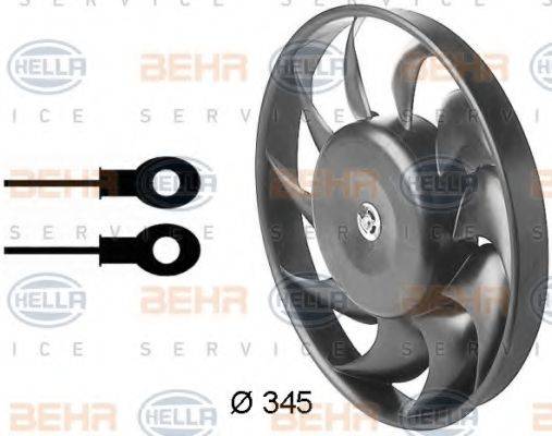 BEHR HELLA SERVICE 8EW009157031 Вентилятор, охолодження двигуна