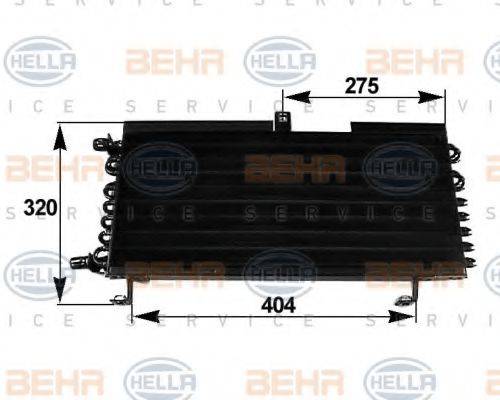 BEHR HELLA SERVICE 8FC351038281 Конденсатор, кондиціонер