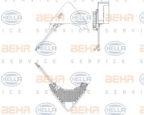 BEHR HELLA SERVICE 5HL351321271 Регулятор, вентилятор салону