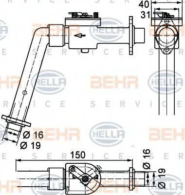 BEHR HELLA SERVICE 9XL351328121 Регулюючий клапан охолоджувальної рідини