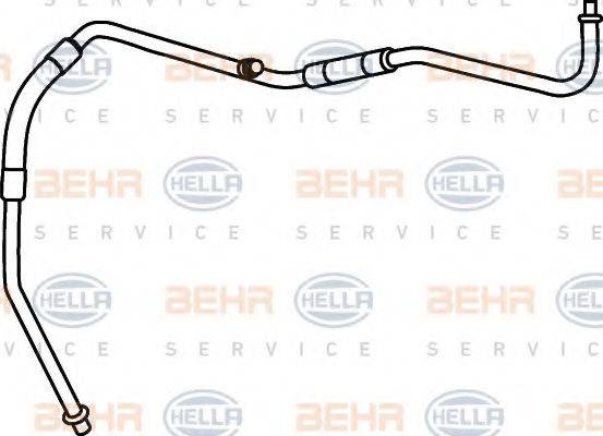 BEHR HELLA SERVICE 9GS351337241 Трубопровід високого/низкого тиску, кондиціонер