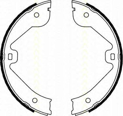 TRISCAN 810010022 Комплект гальмівних колодок; Комплект гальмівних колодок, стоянкова гальмівна система