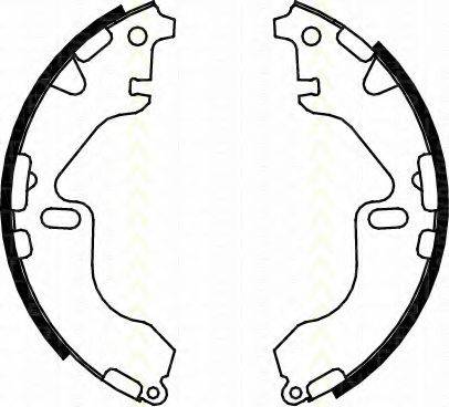 TRISCAN 810013044 Комплект гальмівних колодок