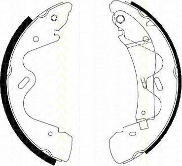 TRISCAN 810014005 Комплект гальмівних колодок