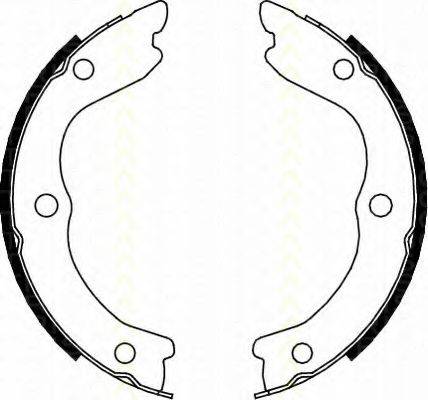 TRISCAN 810014006 Комплект гальмівних колодок, стоянкова гальмівна система