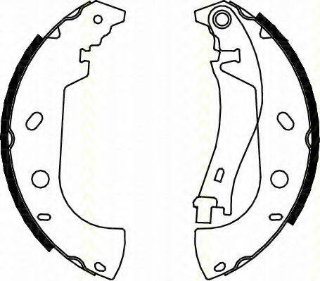 TRISCAN 810015626 Комплект гальмівних колодок