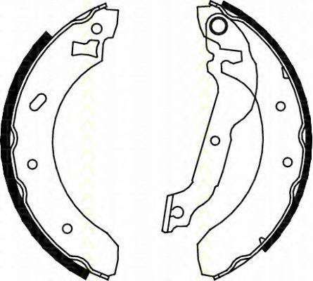 TRISCAN 810016537 Комплект гальмівних колодок