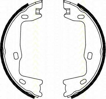 TRISCAN 810024005 Комплект гальмівних колодок, стоянкова гальмівна система