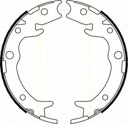 TRISCAN 810040005 Комплект гальмівних колодок, стоянкова гальмівна система