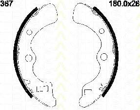 TRISCAN 810040367 Комплект гальмівних колодок