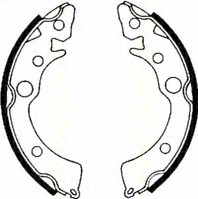 TRISCAN 810040418 Комплект гальмівних колодок