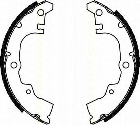 TRISCAN 810041414 Комплект гальмівних колодок