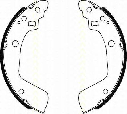 TRISCAN 810069008 Комплект гальмівних колодок