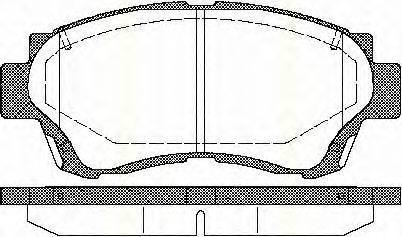 TRISCAN 811013034 Комплект гальмівних колодок, дискове гальмо