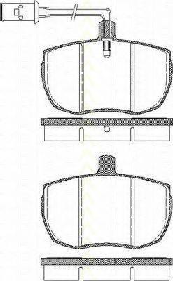 TRISCAN 811015946 Комплект гальмівних колодок, дискове гальмо
