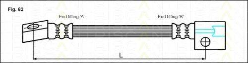 TRISCAN 815024118 Гальмівний шланг
