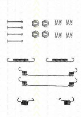 TRISCAN 8105102525 Комплектуючі, гальмівна колодка