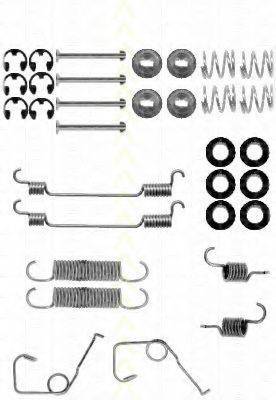 TRISCAN 8105162579 Комплектуючі, гальмівна колодка