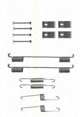 TRISCAN 8105182004 Комплектуючі, гальмівна колодка