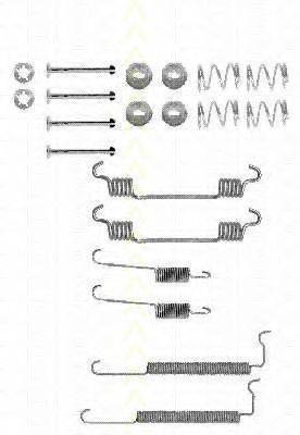 TRISCAN 8105242561 Комплектуючі, гальмівна колодка