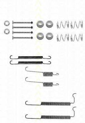 TRISCAN 8105242567 Комплектуючі, гальмівна колодка