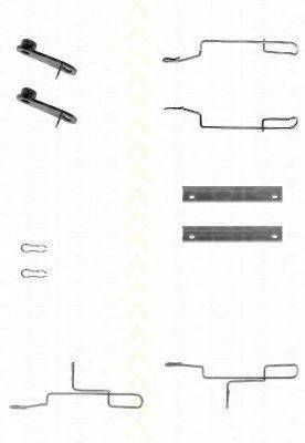 TRISCAN 8105281591 Комплектуючі, колодки дискового гальма