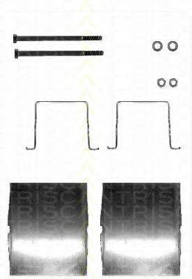 TRISCAN 8105381614 Комплектуючі, колодки дискового гальма