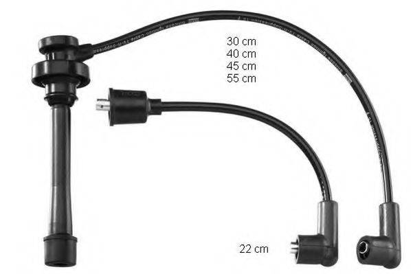 BERU ZEF1371 Комплект дротів запалювання