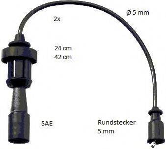 BERU ZEF1648 Комплект дротів запалювання