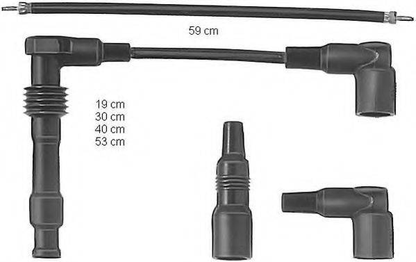 BERU ZEF568 Комплект дротів запалювання