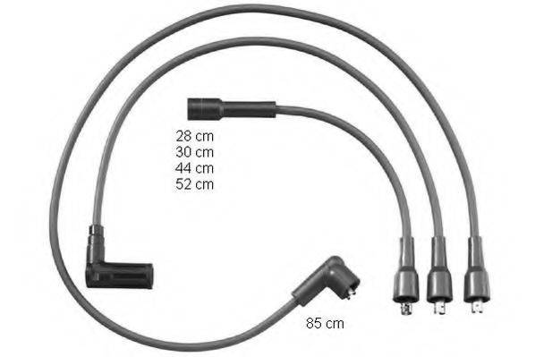 BERU ZEF779 Комплект дротів запалювання