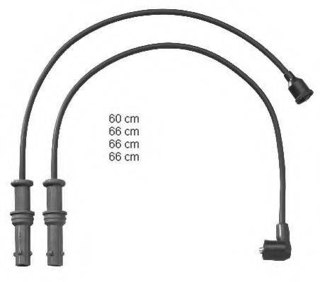 BERU ZEF906 Комплект дротів запалювання
