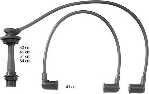 BERU ZEF912 Комплект дротів запалювання