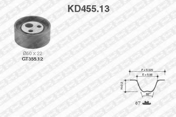 SNR KD45513 Комплект ременя ГРМ