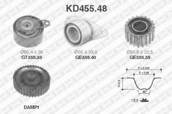 SNR KD45548 Комплект ременя ГРМ