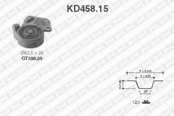 SNR KD45815 Комплект ременя ГРМ