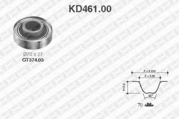 SNR KD46100 Комплект ременя ГРМ