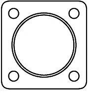 HJS 83112086 Прокладка, труба вихлопного газу